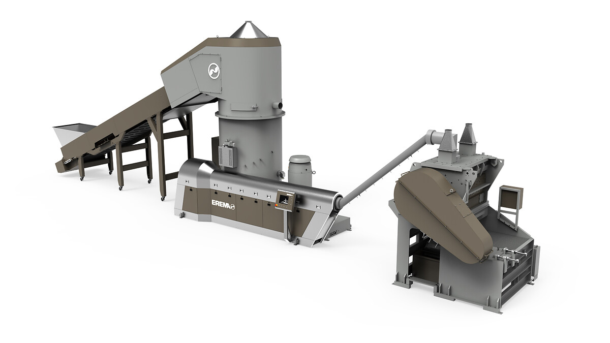 AGGLOREMA prepares heavily contami­nated plastic waste for chemical recycling