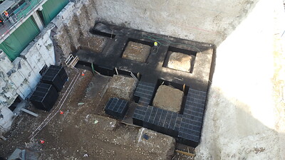 EMIN Sistemas Geotécnicos, a Chilean construction company, uses the soakaway crates in its projects (Photocredit: EMIN Sistemas Geotécnicos).